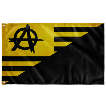 ANCAPISTAN Single SidedWall Flag - 36