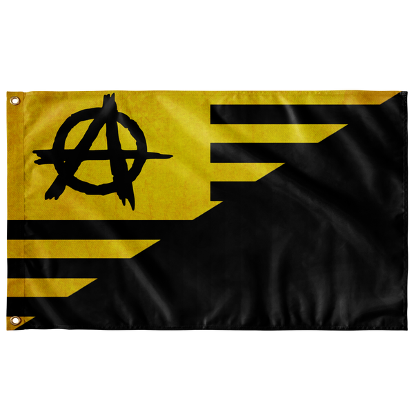 ANCAPISTAN Single SidedWall Flag - 36"x60" - Proud Libertarian - Proud Libertarian