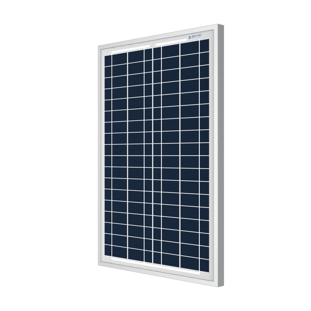 25 Watts Poly Solar Panel, 12V by ACOPOWER - Proud Libertarian - ACOPOWER