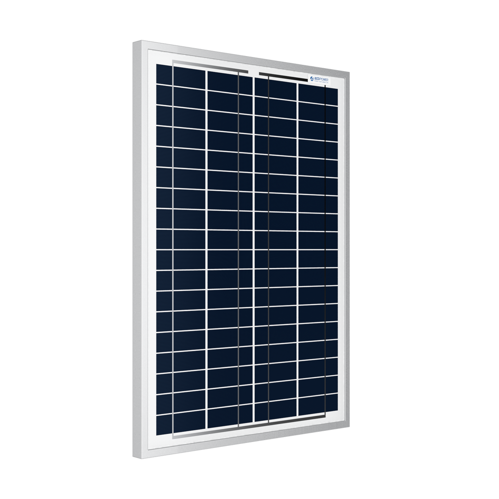 25 Watts Poly Solar Panel, 12V by ACOPOWER - Proud Libertarian - ACOPOWER