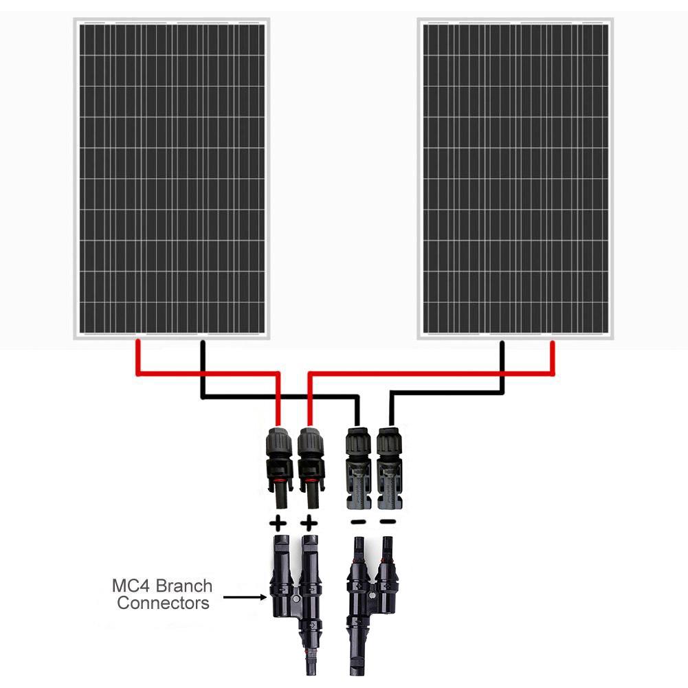 1 Pair Solar Panel MC4 T/Y Connectors by ACOPOWER - Proud Libertarian - ACOPOWER