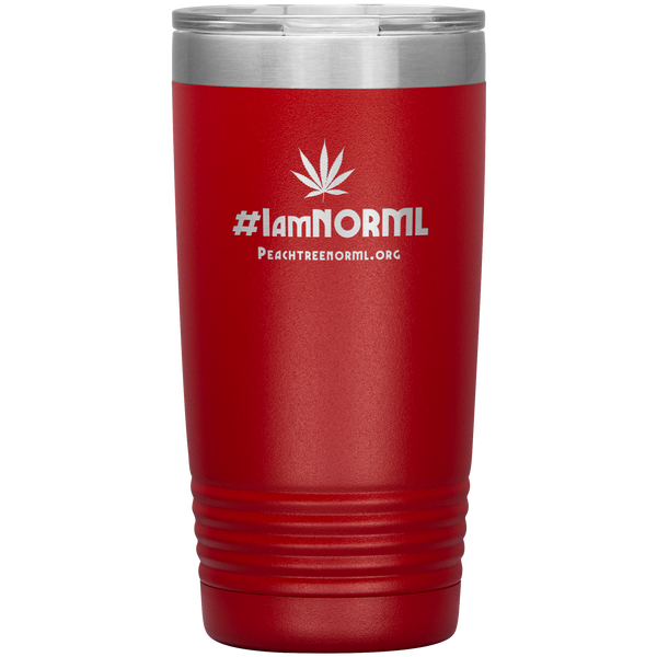 #IAmNORML Tumbler 20z - Proud Libertarian - Peachtree NORML