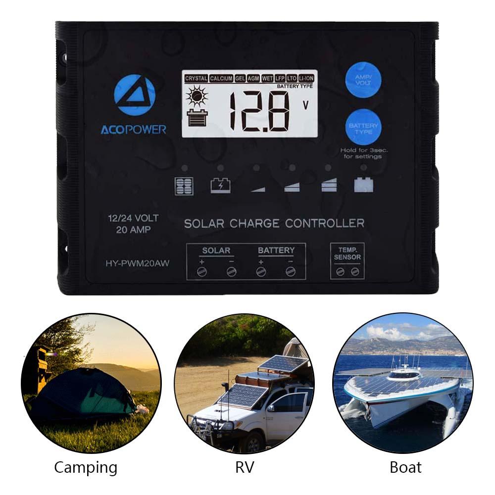 Waterproof ProteusX 20A PWM Solar Charge Controller by ACOPOWER - Proud Libertarian - ACOPOWER