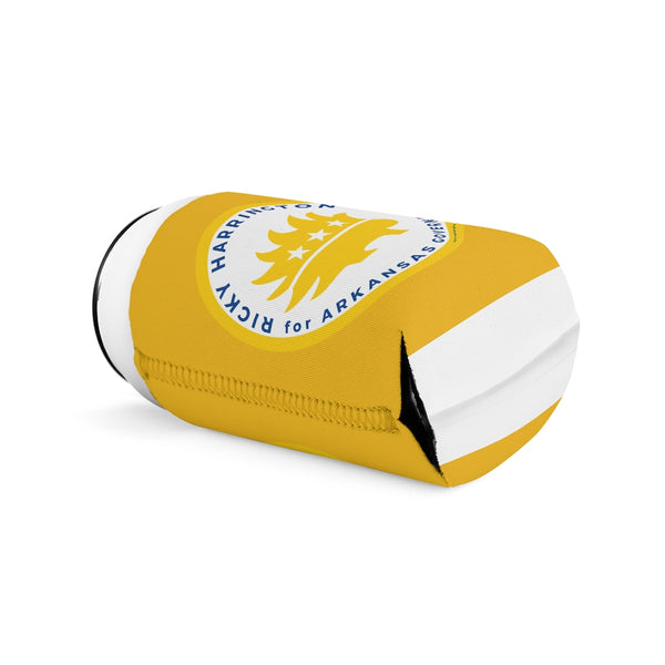 Ricky Harrington for Governor Arkansas Can Cooler Sleeve - Proud Libertarian - Ricky Harrington