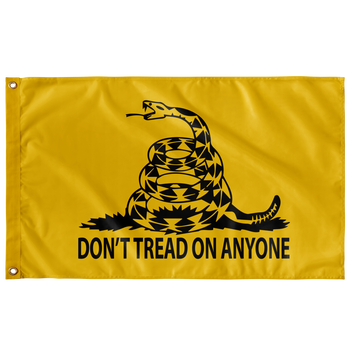 Don't Tread on Anyone Single Sided Flag - Proud Libertarian - Proud Libertarian