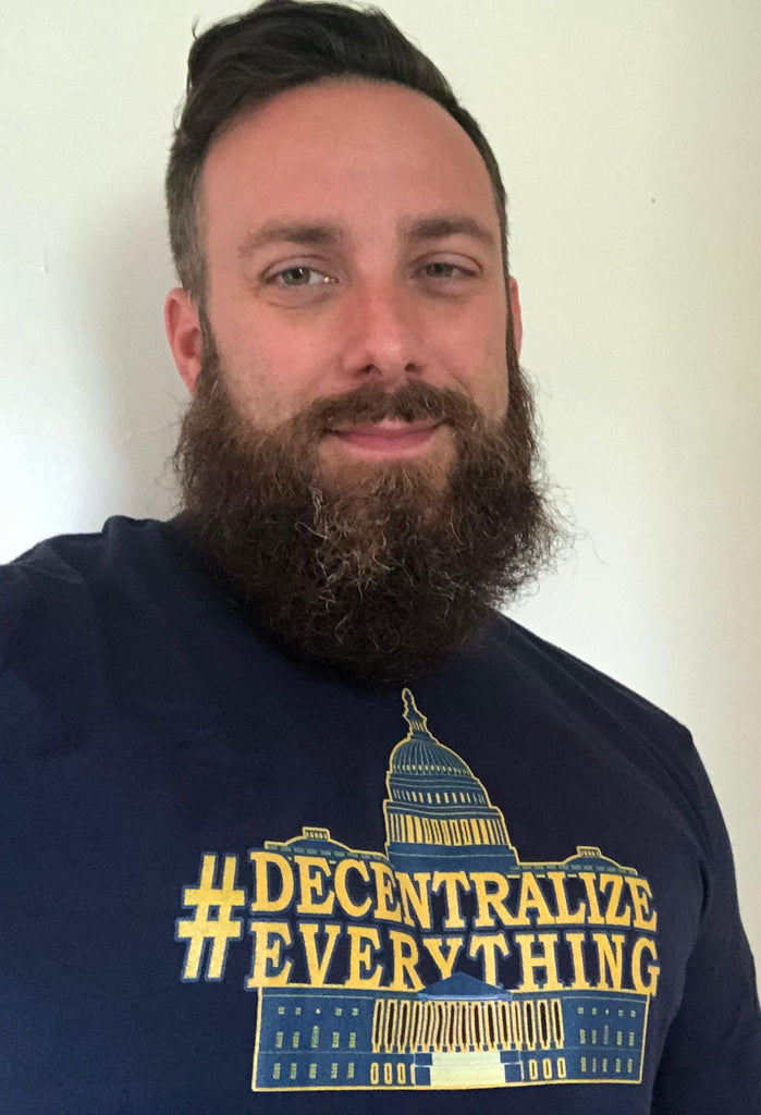 #DecentralizeEverything - Michael Rufo For Congress T-Shirt - Proud Libertarian - Michael Rufo