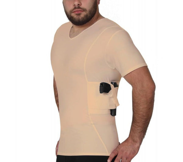 I.S.PRO USA Tactical V-Neck Gun Holder MGV017 by InstantFigure INC - Proud Libertarian - InstantFigure INC