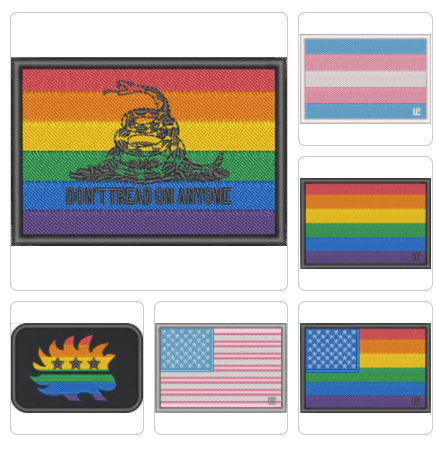 LGBTQ Morale Patch - Proud Libertarian - Proud Libertarian