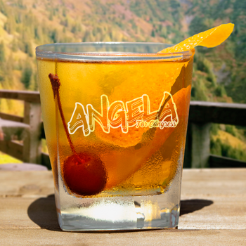 Angela Pence for Congress Whiskey Glass - Proud Libertarian - Angela Pence