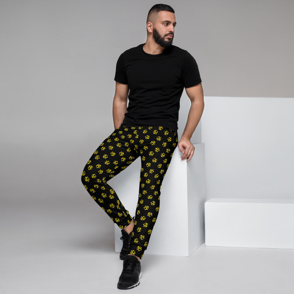 Ancap Anarchy Men's Joggers - Proud Libertarian - Libertarian Frontier