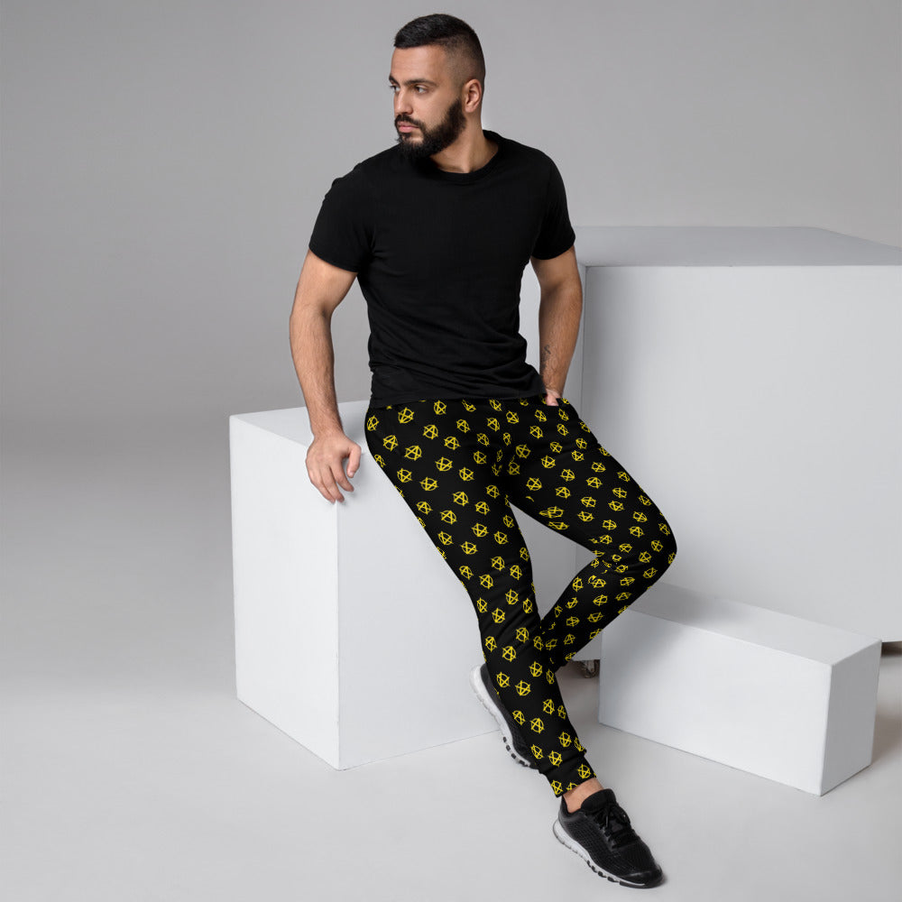 Ancap Anarchy Men's Joggers - Proud Libertarian - Libertarian Frontier