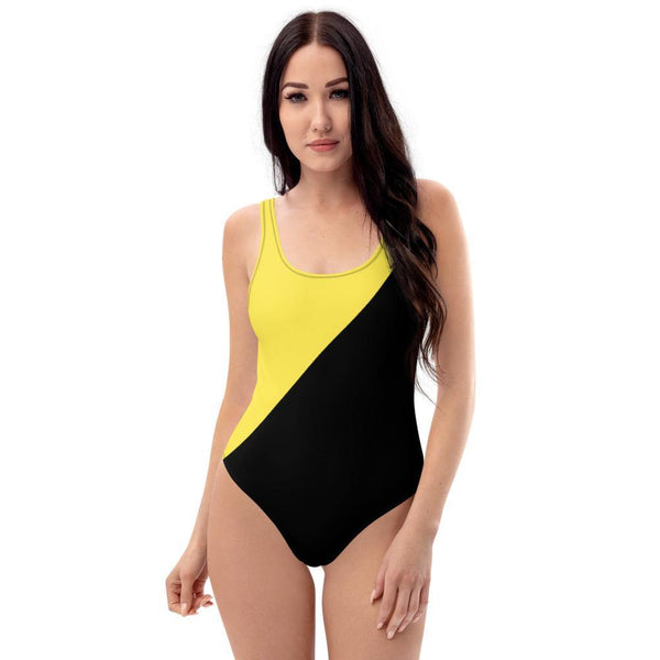 AnCap One-Piece Swimsuit - Proud Libertarian - Proud Libertarian