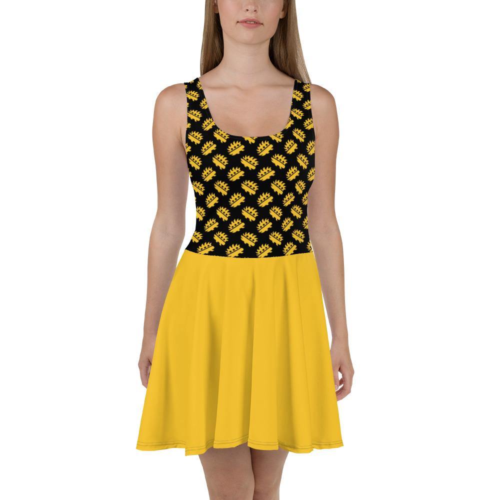 Ancap Porcupine Skater Dress - Proud Libertarian - Proud Libertarian