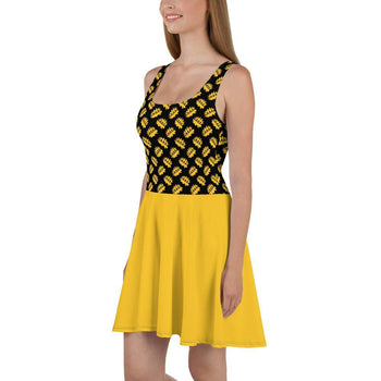 Ancap Porcupine Skater Dress - Proud Libertarian - Proud Libertarian