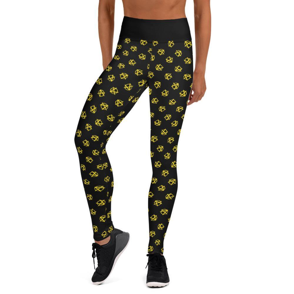 Ancap Anarchy Yoga Leggings - Proud Libertarian - Libertarian Frontier