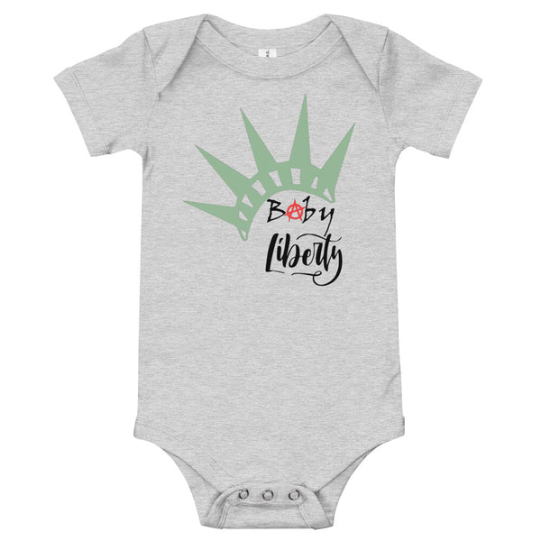 Baby Liberty Baby short sleeve one piece - Proud Libertarian - Rachael Revolution