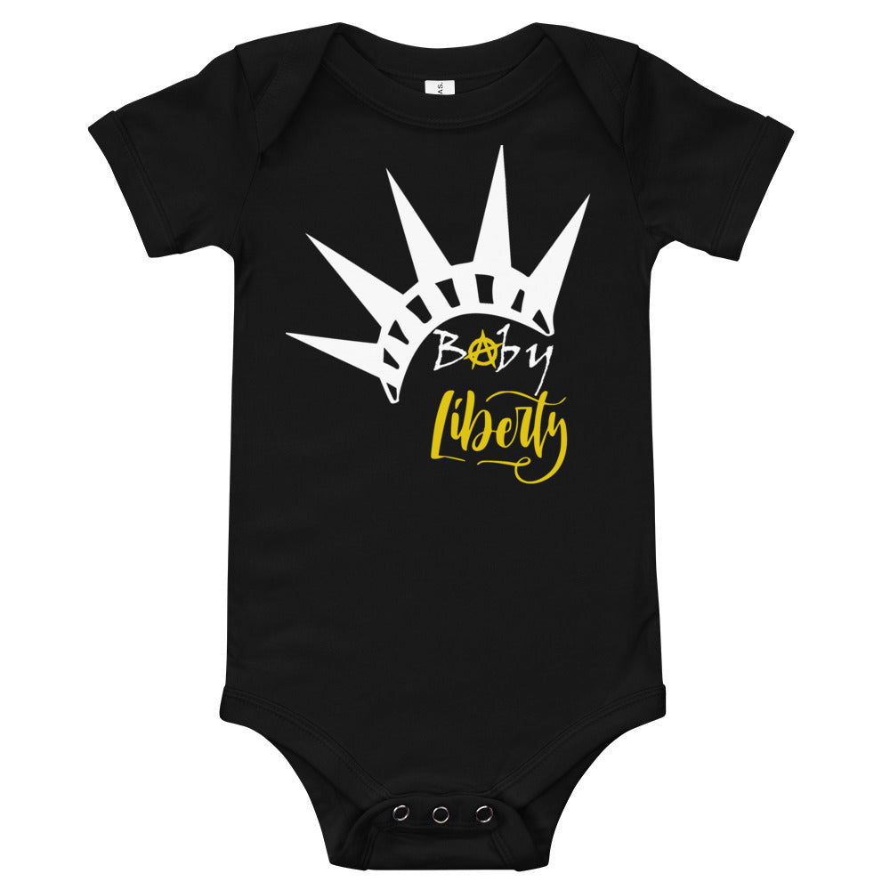 Baby Liberty Baby short sleeve one piece - Proud Libertarian - Rachael Revolution