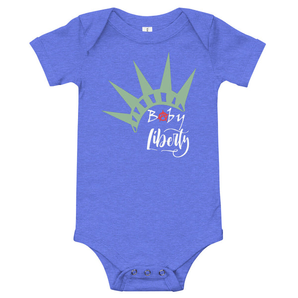 Baby Liberty Baby short sleeve one piece - Proud Libertarian - Rachael Revolution