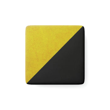 Ancap Porcelain Magnet, Square - Proud Libertarian - Printify