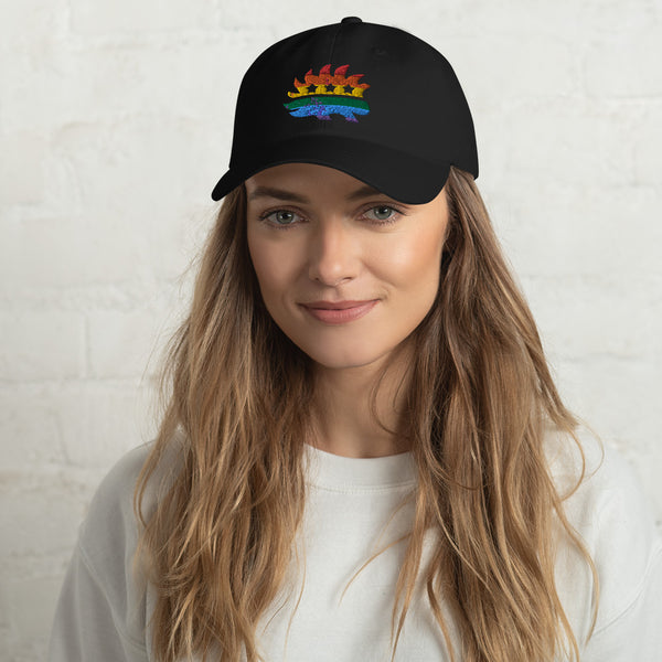 LGBT Porcupine Dad hat - Proud Libertarian - Proud Libertarian