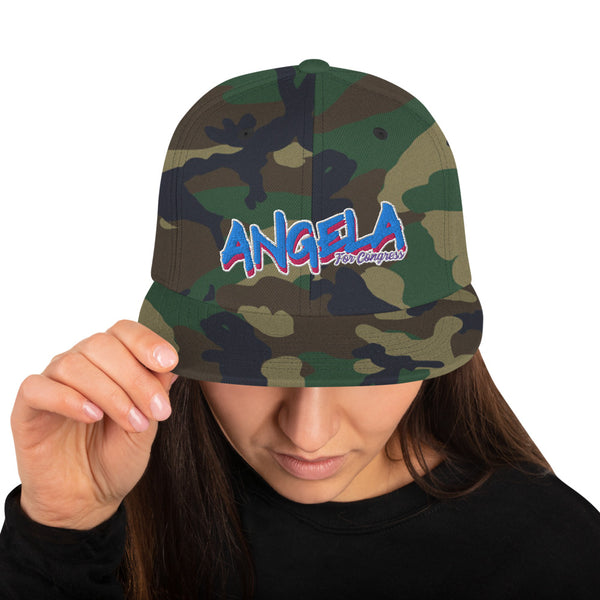 Angela For Congress Snapback Hat - Proud Libertarian - Angela Pence