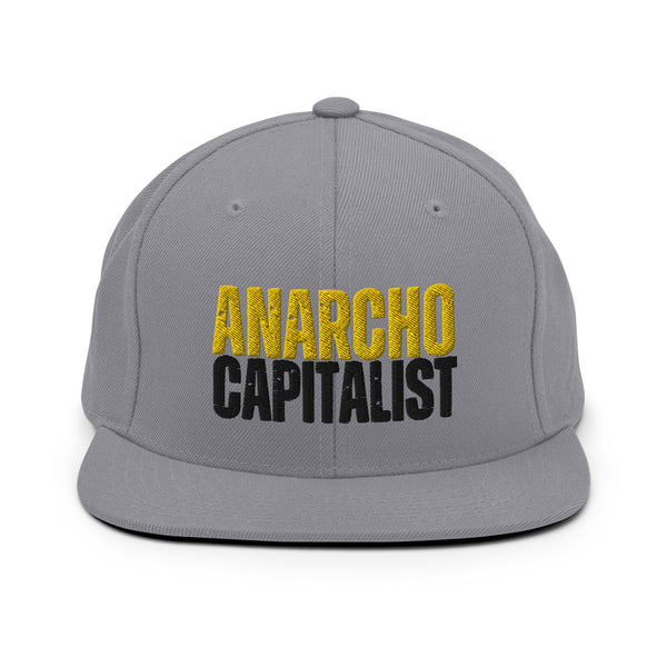 Anarchocapitalist Snapback Hat - Proud Libertarian - NewStoics