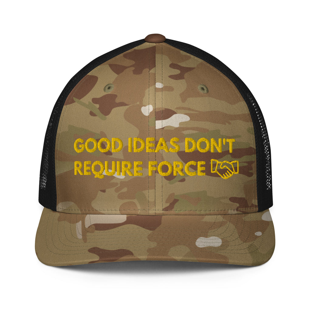 Good Ideas Don't Require Force Closed-back trucker cap - Proud Libertarian - The Brian Nichols Show