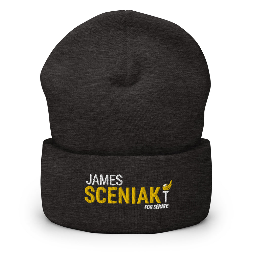 Sceniak for Senate Cuffed Beanie - Proud Libertarian - Sceniak for Senate