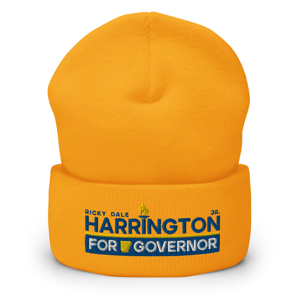 Harrington for Governor Cuffed Beanie - Proud Libertarian - Ricky Harrington