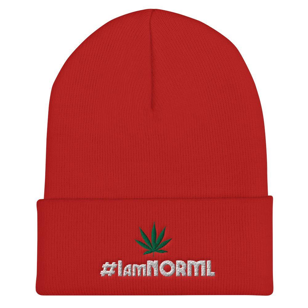 #IAmNORML Cuffed Beanie - Proud Libertarian - Peachtree NORML