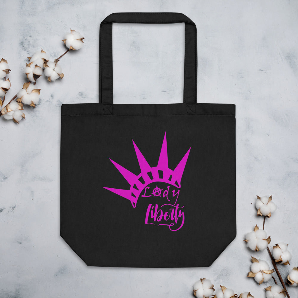 Lady Liberty Eco Tote Bag - Proud Libertarian - Proud Libertarian