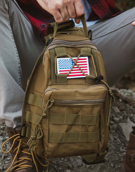 Tactical Military Sling Shoulder Bag by Jupiter Gear - Proud Libertarian - Jupiter Gear