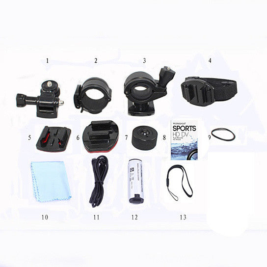 Helmet Mount Action Camera Full HD 1080P Video by VistaShops - Proud Libertarian - VistaShops