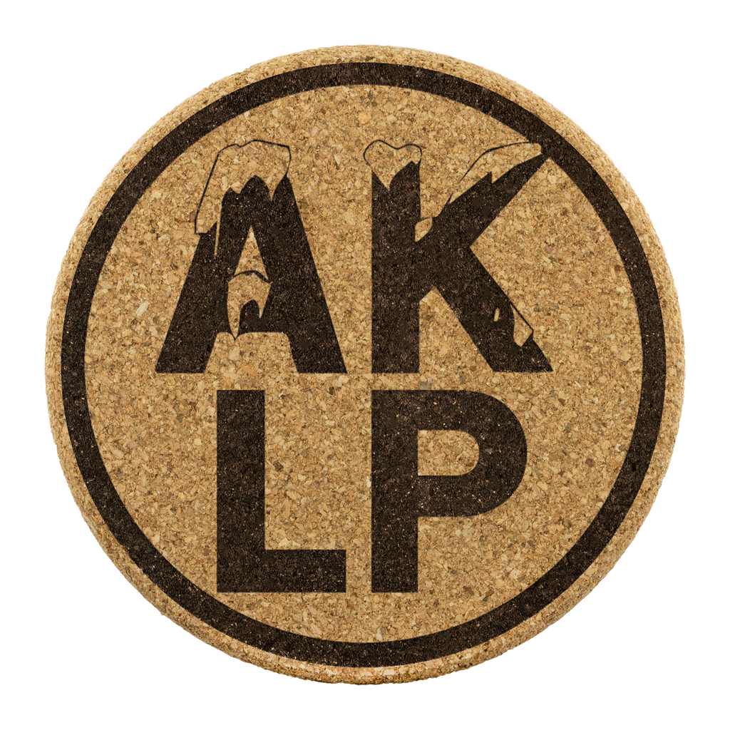 Alaska LP Cork Coasters - Proud Libertarian - Alaska Libertarian Party