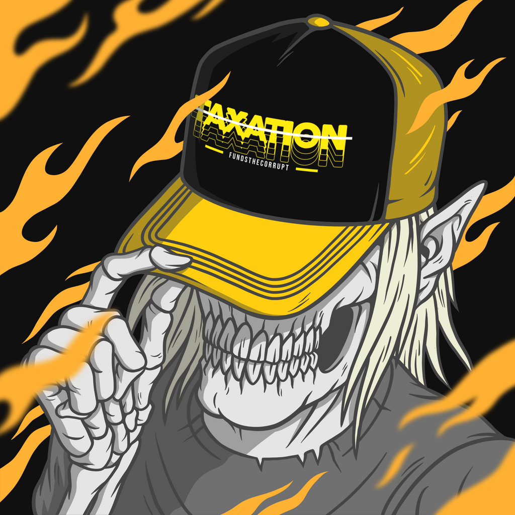 Taxation Funds the Corrupt Snapback Hat - Proud Libertarian - Proud Libertarian