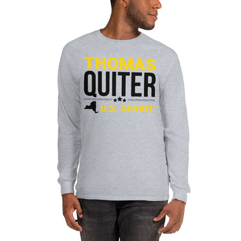 Quiter for US Senate Men’s Long Sleeve Shirt - Proud Libertarian - Thomas Quiter Campaign