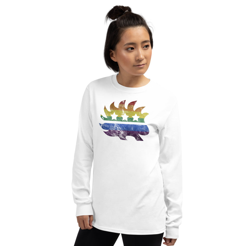 LGBTQ+ Pride Porcupine Long Sleeve Shirt - Proud Libertarian - Proud Libertarian