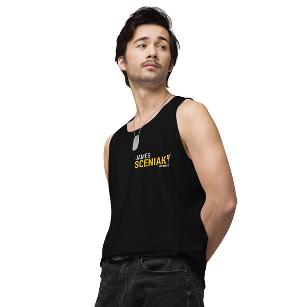 Sceniak for Senate Men’s premium tank top - Proud Libertarian - Sceniak for Senate