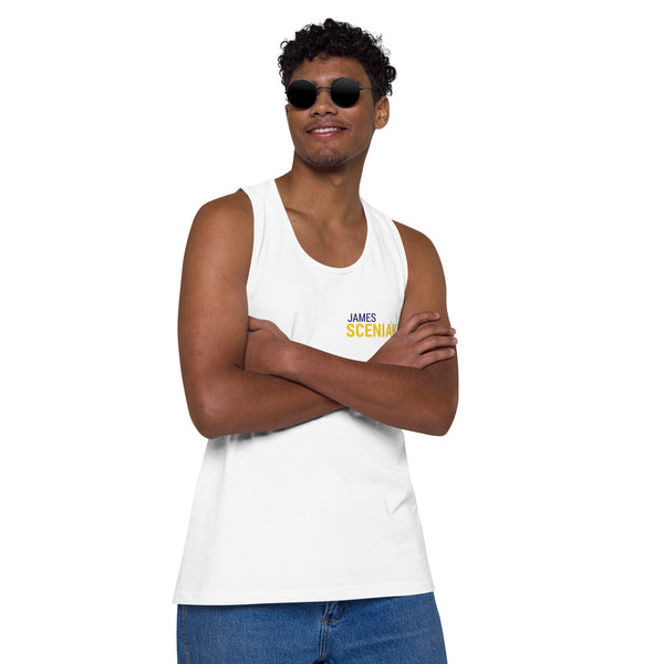 Sceniak for Senate Men’s premium tank top - Proud Libertarian - Sceniak for Senate