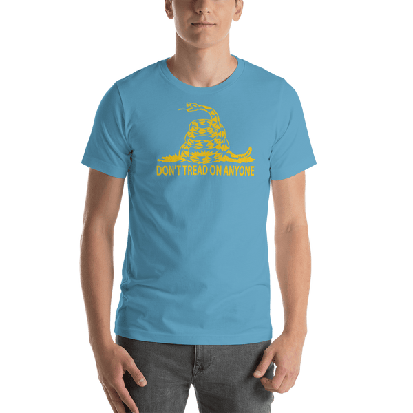 Don't Tread on Anyone Slim-Fit Unisex T-Shirt - Proud Libertarian - Proud Libertarian