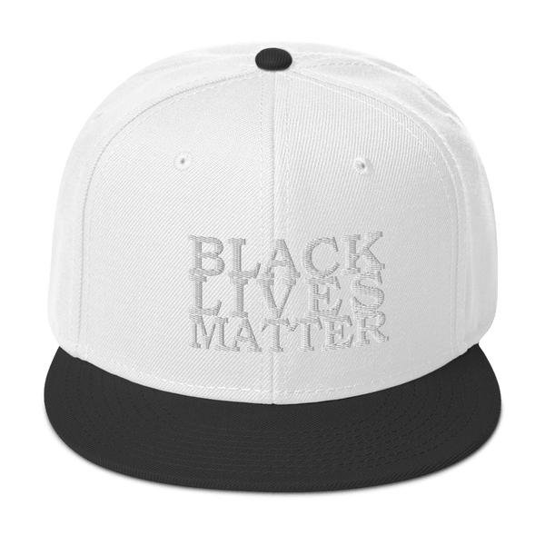 Black Lives Matter Low Contrast Snapback Hat - Proud Libertarian - Proud Libertarian