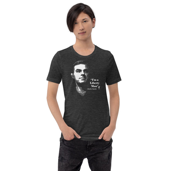 I'm a Liberty Man - Justin Amash Short-Sleeve Unisex T-Shirt - Proud Libertarian - Pirate Smile