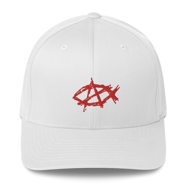 AnarchoChristian Flex-Fit hat - Proud Libertarian - AnarchoChristian