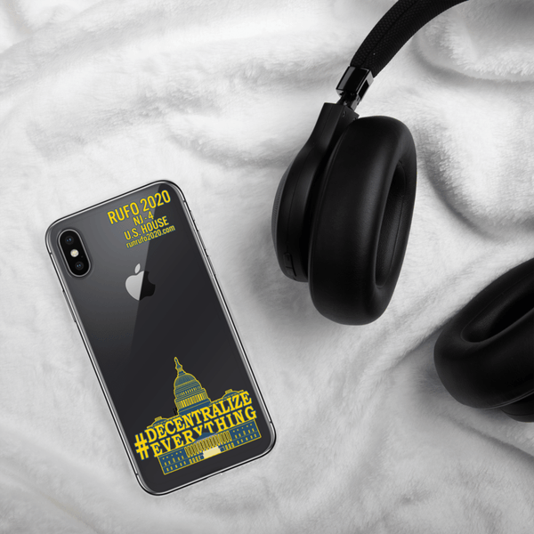 #Decentralize Everything Michael Rufo for Congress iPhone Case - Proud Libertarian - Michael Rufo