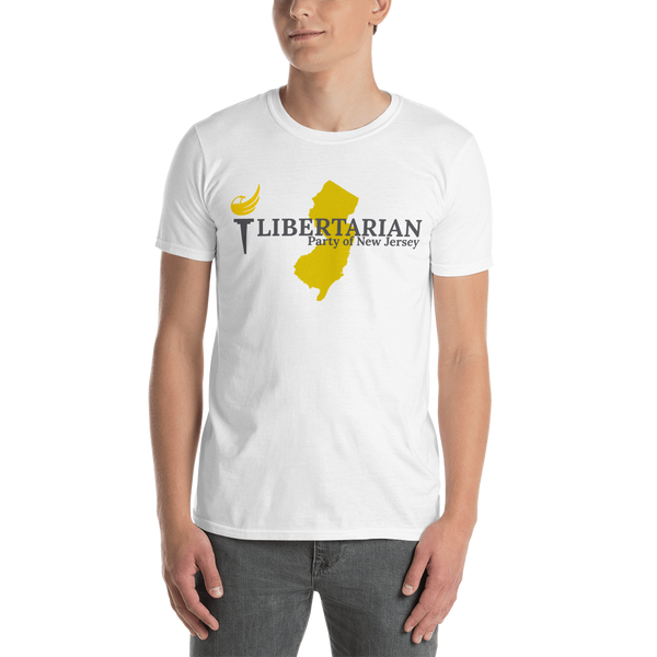 Libertarian Party of New Jersey Short-Sleeve Unisex T-Shirt - Proud Libertarian - Proud Libertarian