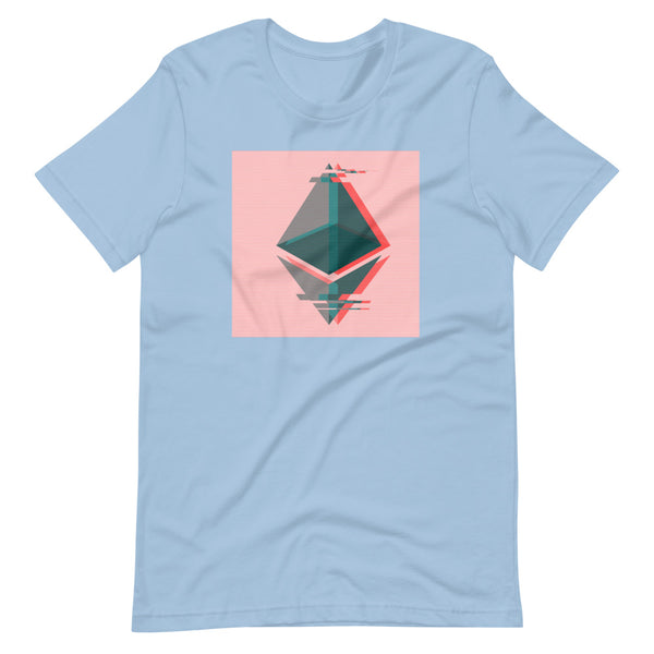 Ethereum3D Short-Sleeve Unisex T-Shirt - Proud Libertarian - Libertarian Frontier