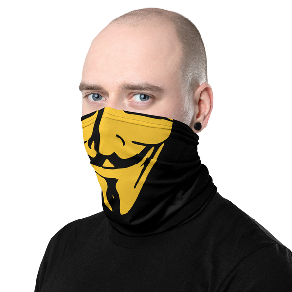 Guy Fawkes Anonymous mask (Yellow) - Proud Libertarian - Proud Libertarian