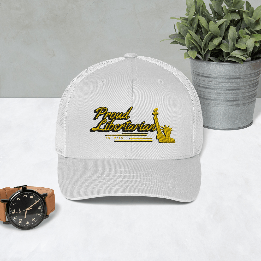 Proud Libertarian Trucker Cap - Proud Libertarian - Proud Libertarian