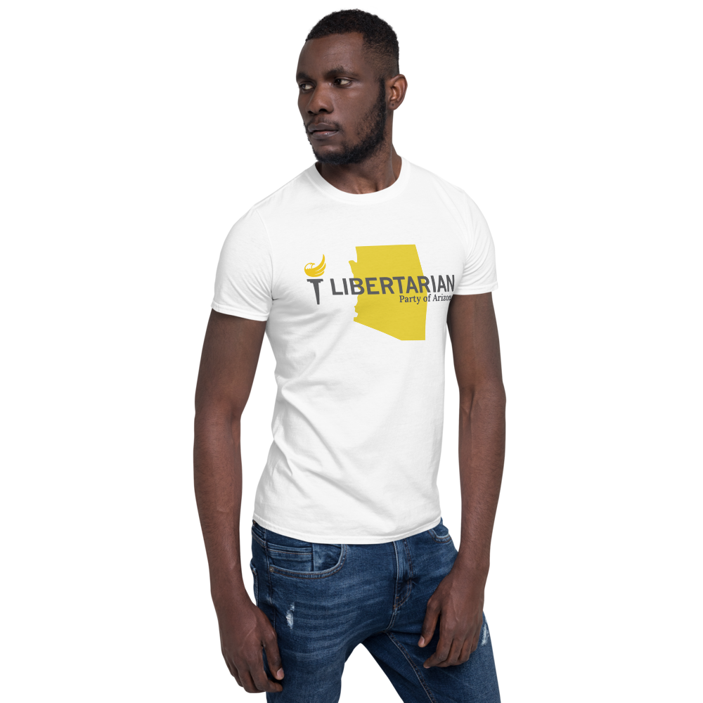 Libertarian Party of Arizona Short-Sleeve Unisex T-Shirt - Proud Libertarian - Proud Libertarian