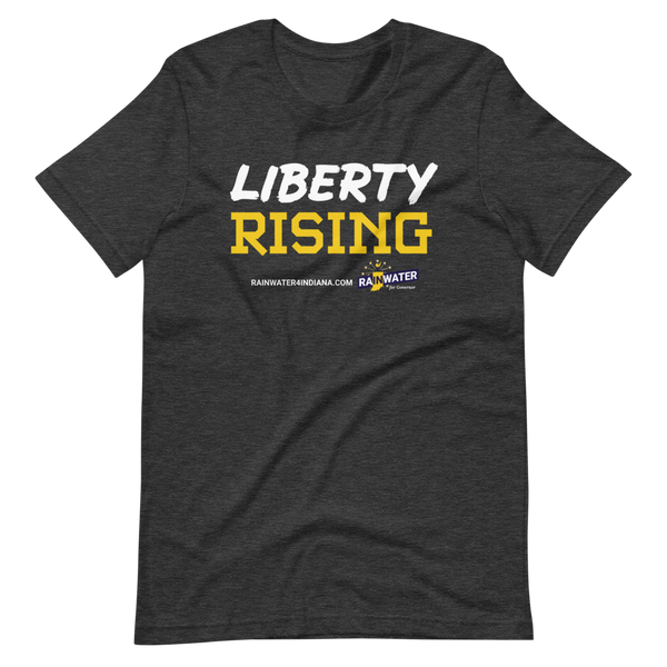 Liberty Rising - Rainwater for Indiana T-Shirt - Proud Libertarian - Donald Rainwater